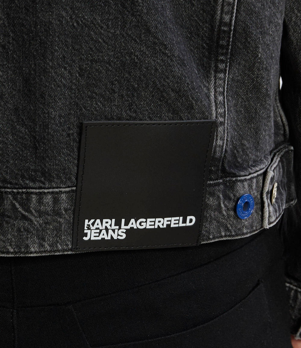 Джинсовая куртка Karl Lagerfeld Jeans - графитовый(240D1400)