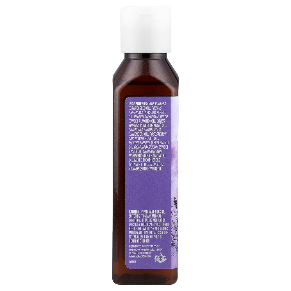 Aura Cacia, масло для тела, успокаивающая таблетка, 118 мл (4 жидк. унции)
