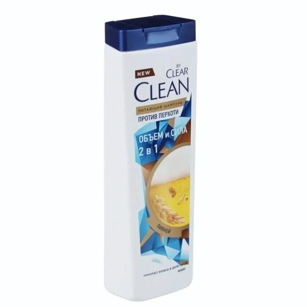 Шампунь-бальзам для волос CLEAR 2в1 Объем и Сила 365 мл.