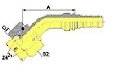 Фитинг DN 32 DKO-S (Г) 52x2 38 (45) Interlock