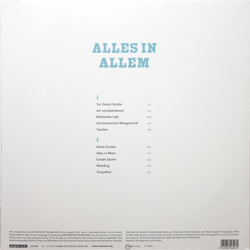 Einsturzende Neubauten / Alles In Allem (LP)