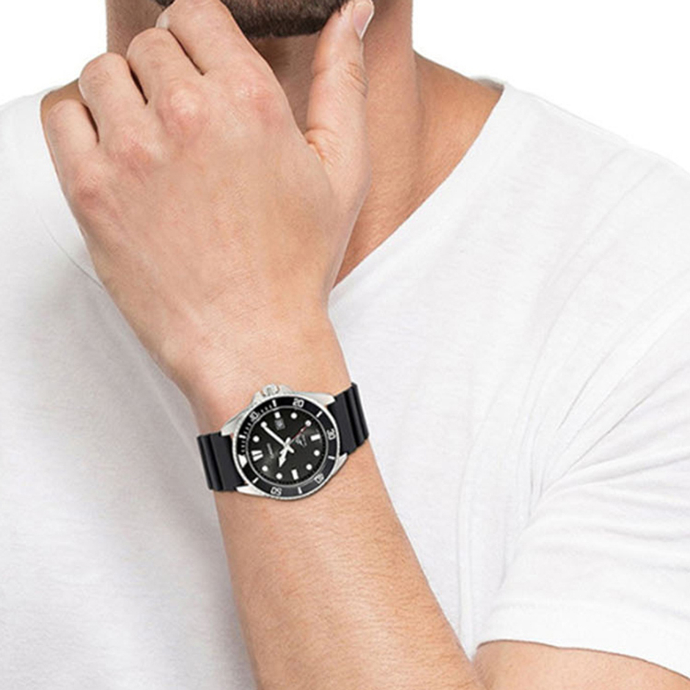 CASIO Men YOUTH Black Watch MDV106-1A