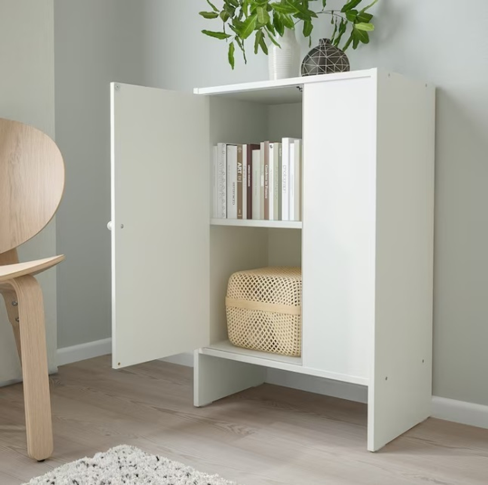 Шкаф с дверью Ikea Baggebo, белый