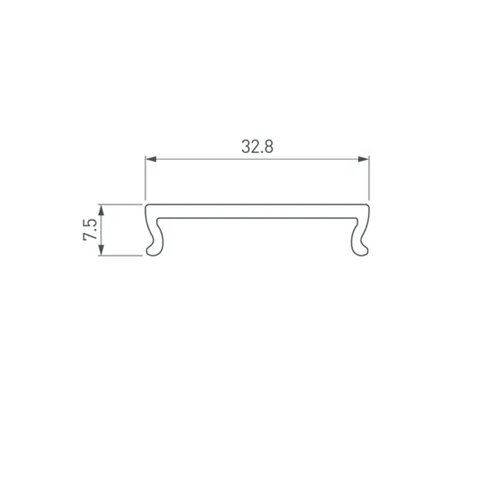 Экран ARH-LINE-3750A-2000 CLEAR (Arlight, Пластик) 019626