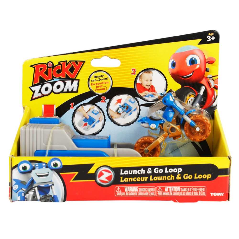 Рикки Зум. Игровой набор Луп и катапульта.TM Ricky Zoom (Росмэн)