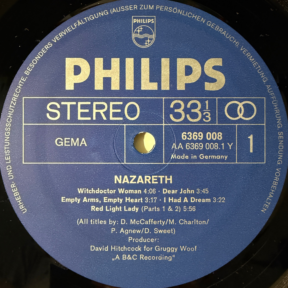 Nazareth – Nazareth (Германия 1972г.)