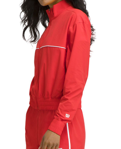 Женская теннисная толстовка Wilson Team Warm-Up — infrared