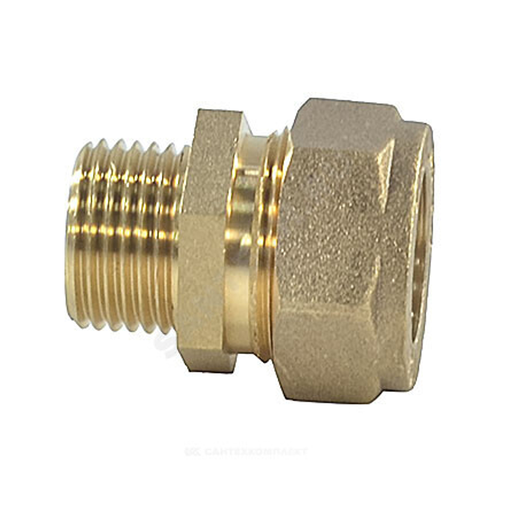 Муфта латунь 15Aх3/4" обжим/НР STAHLMANN SSML1503/4BEF
