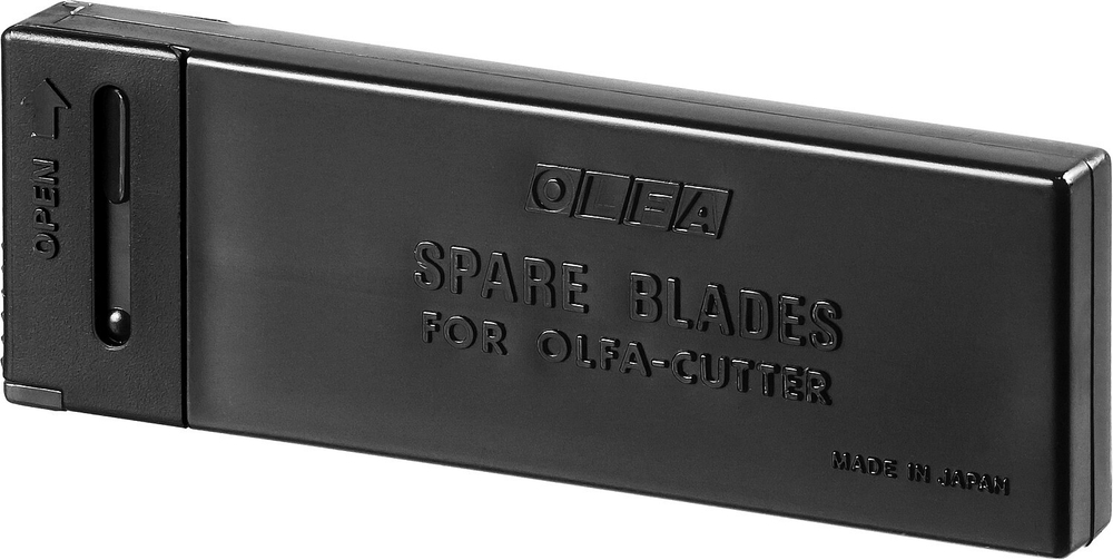OLFA EXCEL BLACK, 9 х 80 х 0.38 мм, 10 шт, сегментированные лезвия (OL-ABB-10B)