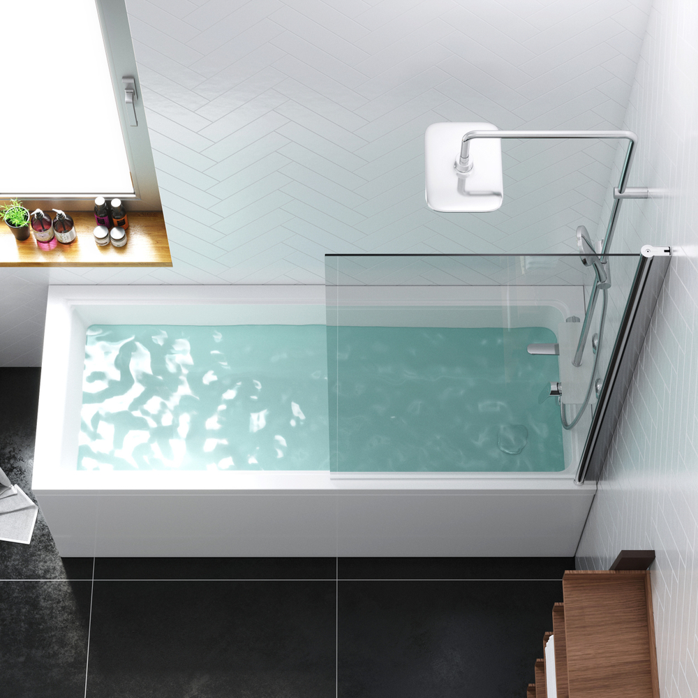 Душевая шторка на ванну 80х140 см Damixa Skyline DX35WBS-D080-140MT