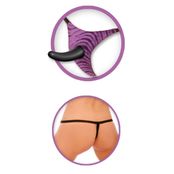Pipedream Vibrating Strap-On For Him - Страпон анальный с вибрацией