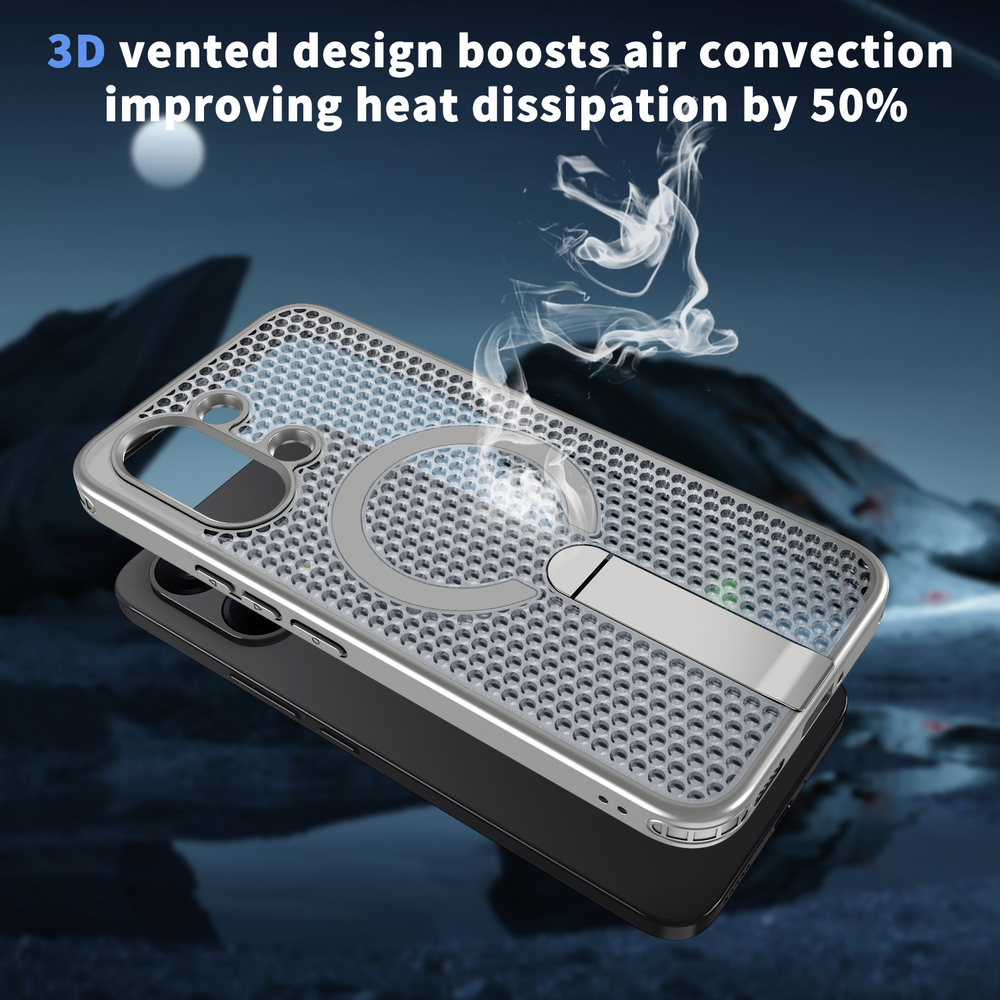 Прозрачный чехол Mesh Pro Magnetic Case для Poco X8 Pro Max 5G