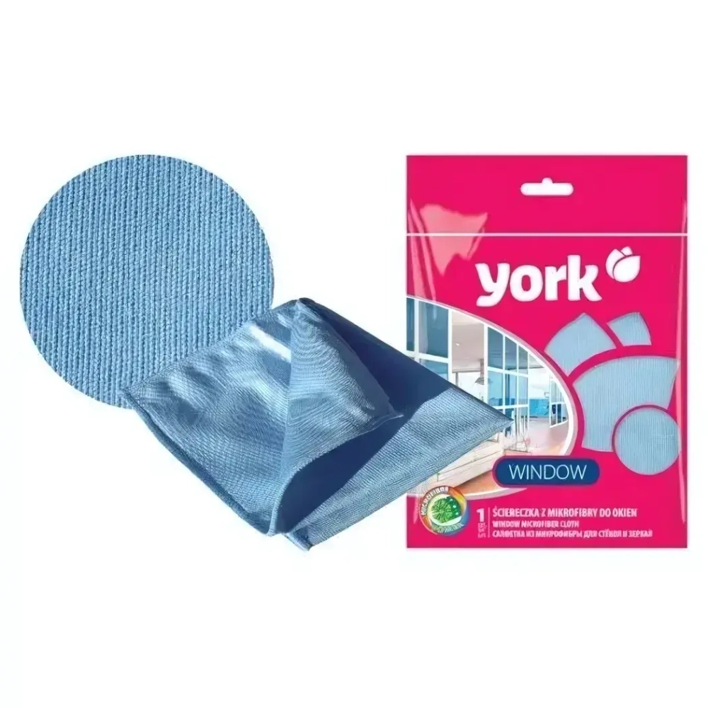 Салфетка из микрофибры для окон YORK (30см)