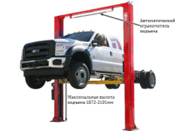 A268CM (PEAK 215C) Подъемник двухстоечный 6.8 т. прямой привод
