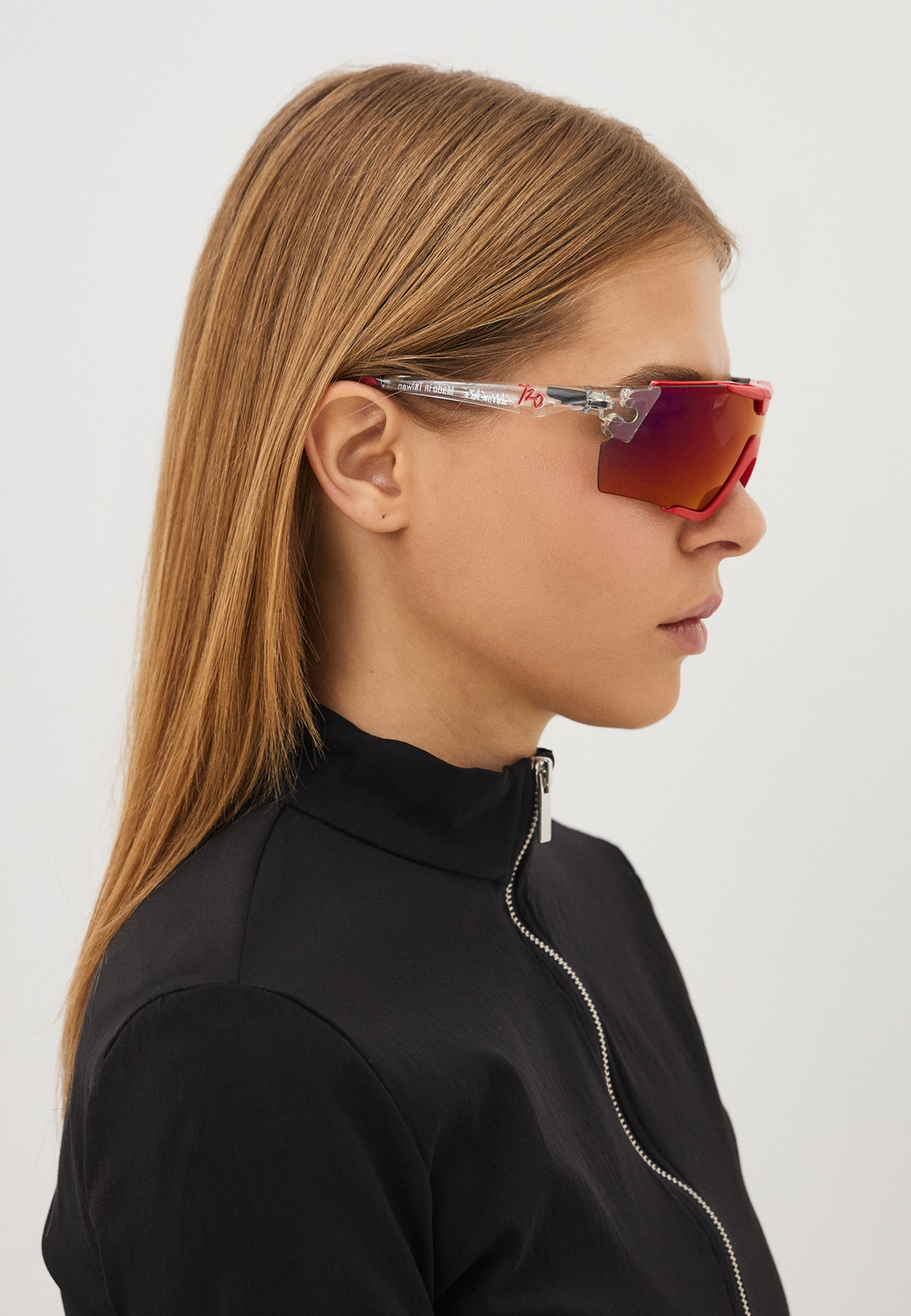 Спортивные очки 720armour Kamikaze Pro / Translucent Cool Vista Temple Red Rubber / Matte Carmine Gasket / HC Red Black Lens