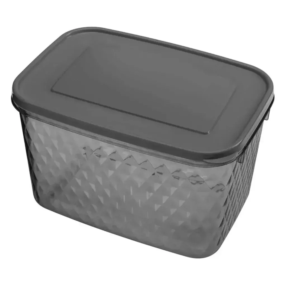 Контейнер для замораживания и хранения продуктов Кристалл, 1,7 л (Черный)