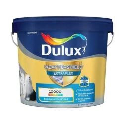 Краска фасадная Dulux Weathershield Extraflex матовая база BW