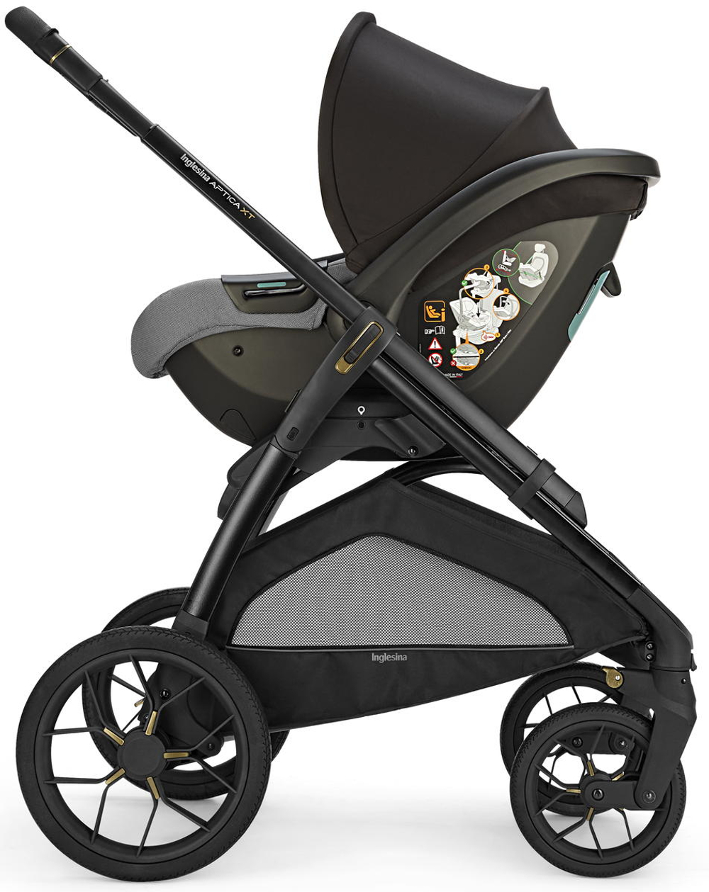 Коляска Inglesina Aptica XT Darwin i-Size System Quattro 4 в 1 2025 Canyon Grey
