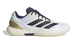 Мужские кроссовки теннисные Adidas Defiant Speed 2 M - белый/черный/слива-аврора