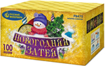Батарея салютов Русский фейерверк Р8475 Новогодняя Затея(1,25"х100)