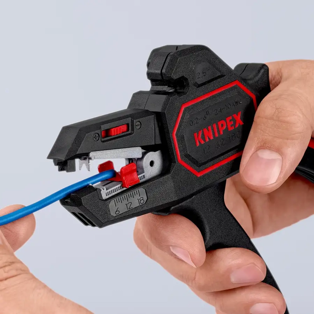 Автоматический инструмент для удаления изоляции 180 мм Knipex 12 62 180