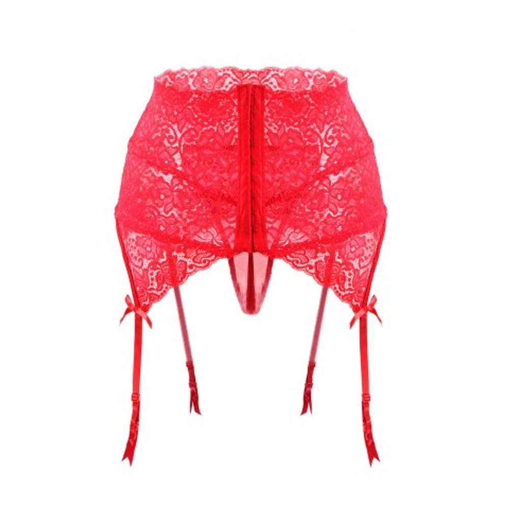Пояс для чулок на высокой посадке Red Sexy Lace, 3XL