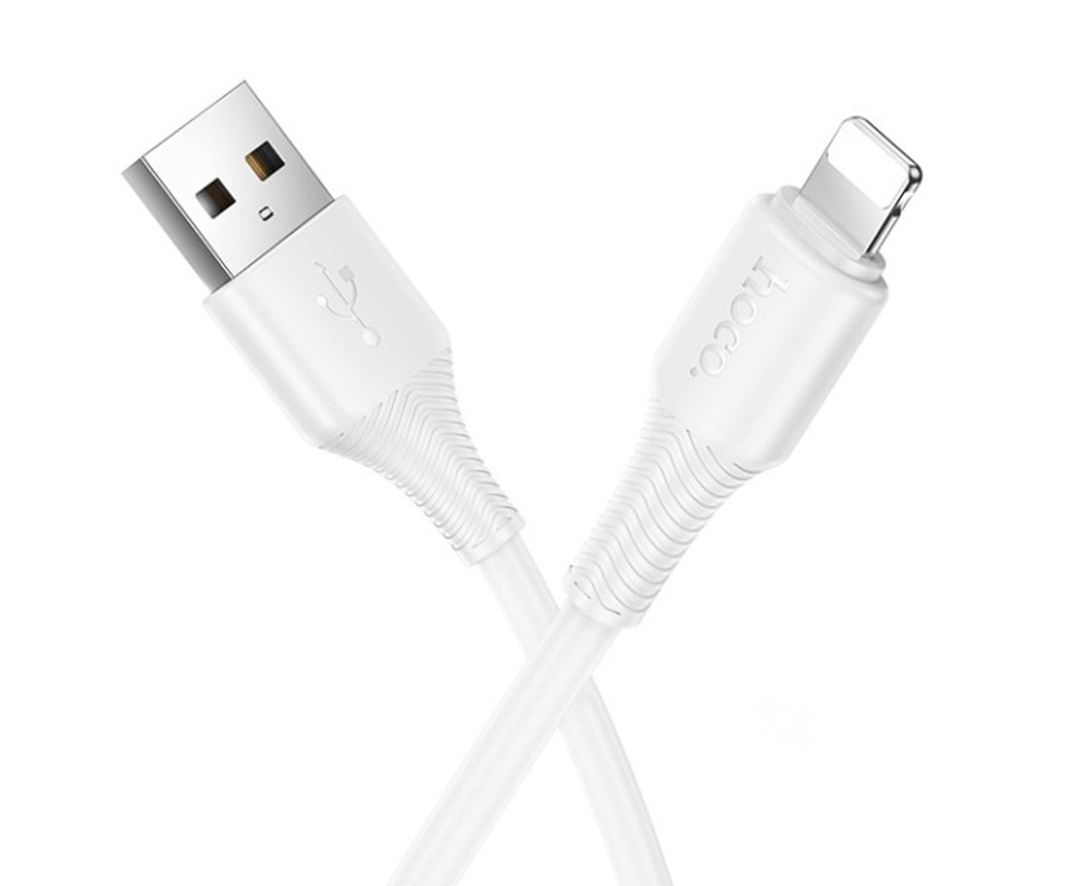 Usb Кабель-зарядка Lightning Hoco X120 2.4A 1м белый
