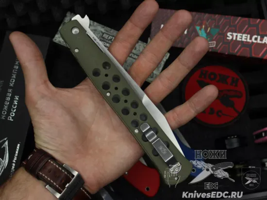 Нож Cold Steel 26C6AA Ti-Lite 6 Lynn Thompson Signature клинок из стали CPM-S35VN, рукоять G10