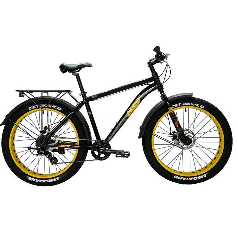 Велосипед Tech Team Flex 26",рама 19, желтый
