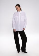 «Navi’s shirt» Базовая рубашка из плотного хлопка.