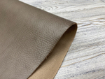 Натуральная кожа Soft Dove Grey серый цвет 1,4–1,6 мм крупный план
