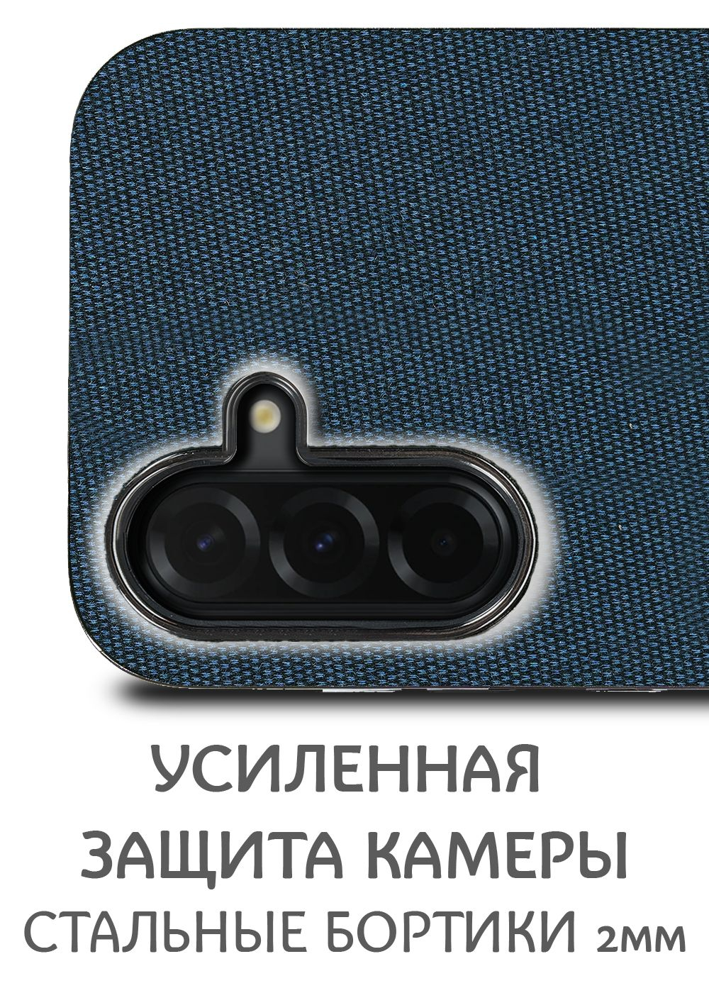 Дизайнерский чехол для SAMSUNG A56 / A36 с мягкой тканевой поверхностью