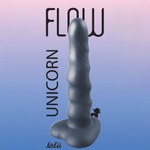 Нереалистичный дилдо Flow Unicorn Black (15,5*3,5 см)