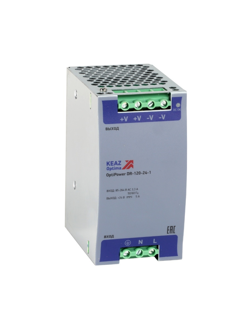 Блок питания OptiPower DR-120-24-1 КЭАЗ 284548