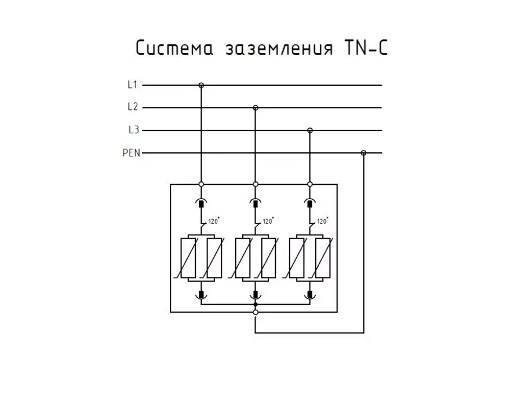 Устройство защиты от импульсных перенапряжений РИФ-Э-I+II 275/12,5 с (3+0)