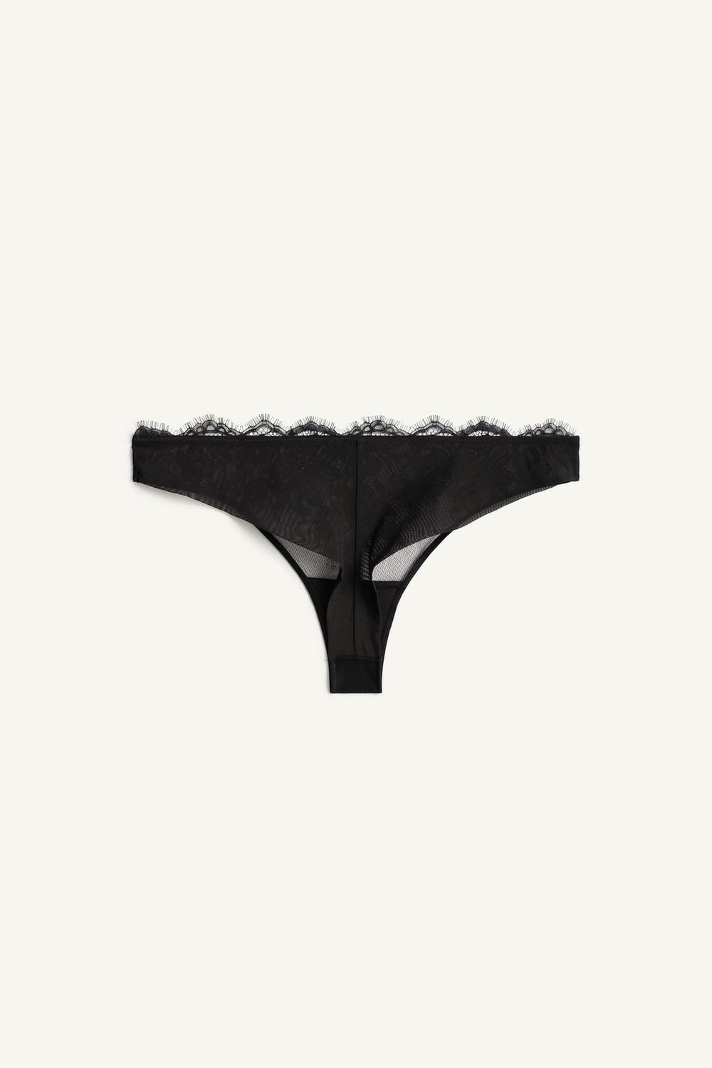 ZARA КРУЖЕВНЫЕ ТРУСИКИ - LIMITED EDITION , ЧЕРНЫЙ