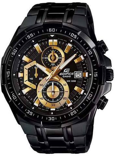 Японские наручные часы Casio Edifice EFR-539BK-1A с хронографом