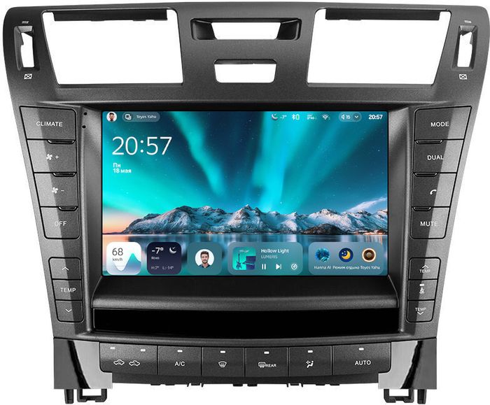 Магнитола для Lexus LS460 LS600H XF40 2009-2012 (тип B) - Teyes CC4 монитор 9.2" 2K QLED на Android 14, Быстрейшая, Snapdragon 680, DSP, CarPlay, 4G SIM-слот