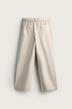 БРЮКИ RELAXED FIT СО СКЛАДКАМИ И РЕМНЕМ — ZARA