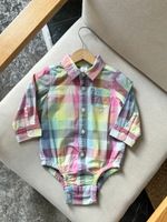 Хлопковое боди рубашка baby Gap, 74-80