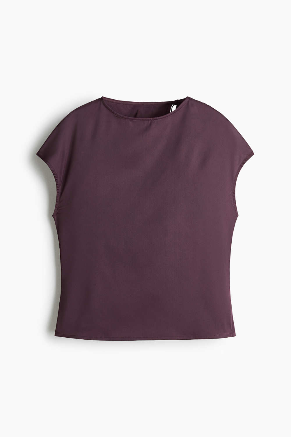 Атласный топ с вырезом - H&M