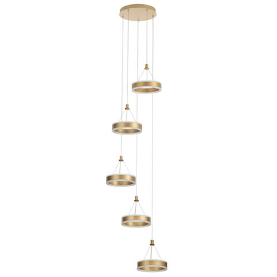 Citilux Дуэт CL719052 LED Подвесной светильник Золото