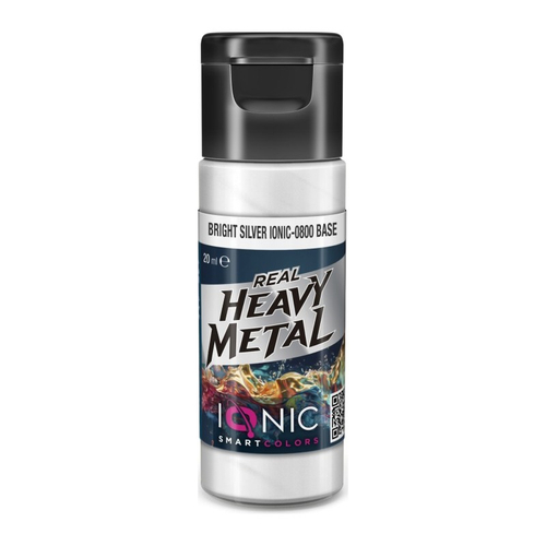 Краска Bright Silver Base — Ionic Real Heavy Metal, 20 мл, IONIC-0800