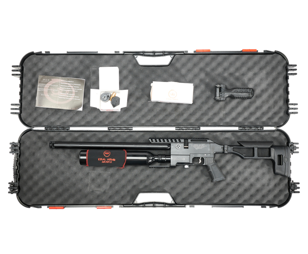 Винтовка пневматическая KRAL ARMS Puncher Maxi 3, SHADOW, кал. 5.5мм пластик (3 дж)