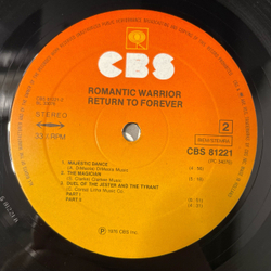 Винтажная виниловая пластинка LP Return To Forever Romantic Warrior (Нидерланды 1976)