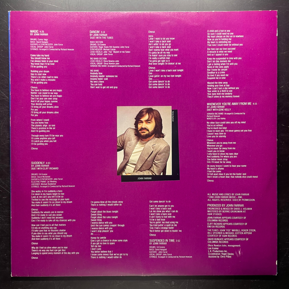 Electric Light Orchestra / Olivia Newton-John ‎– Xanadu (США 1980г.)