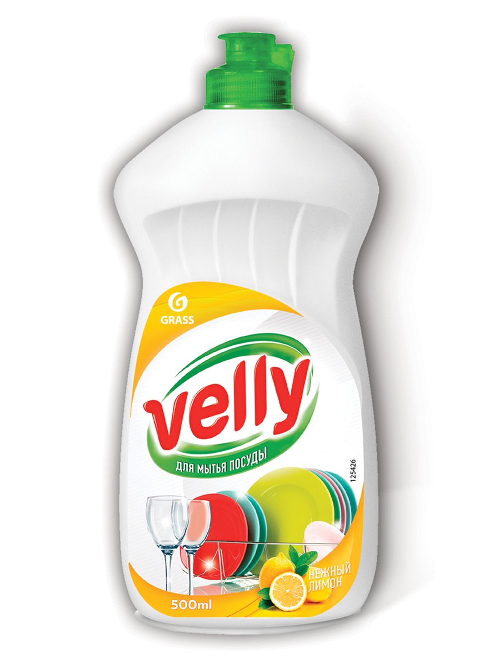 Средство для мытья посуды Grass Velly Лимон, 500 мл, 205655---