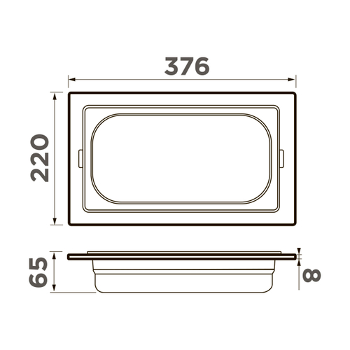 Контейнер Omoikiri DC-03-1-LG