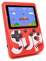 Игровая консоль SUP Game Box 400 игр красная