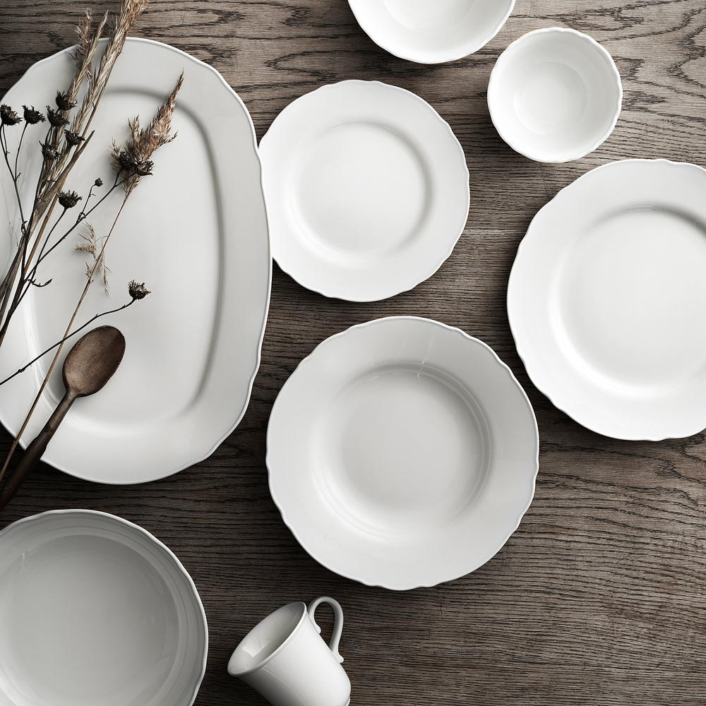 IKEA UPPLAGA  (ИКЕА УППЛАГА)  -  Сервиз, 18 шт. - белый